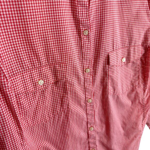 Banana Republic Soft Wash Shirt Cotton Checkered Long Sleeve Button Up Men's XL - Picture 3 of 6